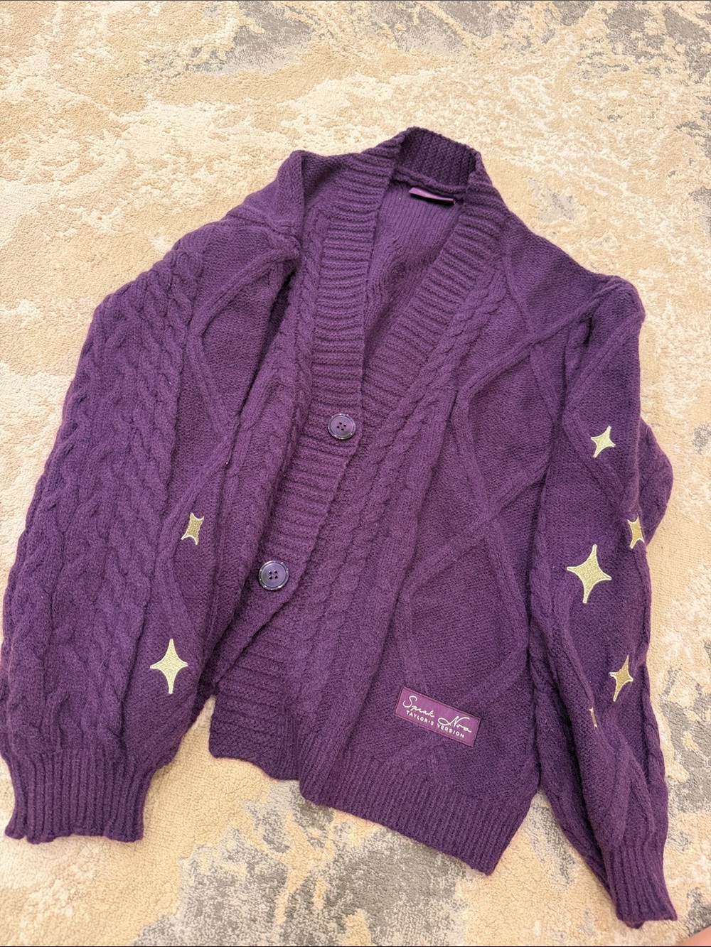 Taylor Swift Speak Now Taylor's Version Purple Cardigan MD/LG
Official Merch V - Picture 6 of 13